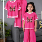 Baby Night Suit - (পিংক কালার)
